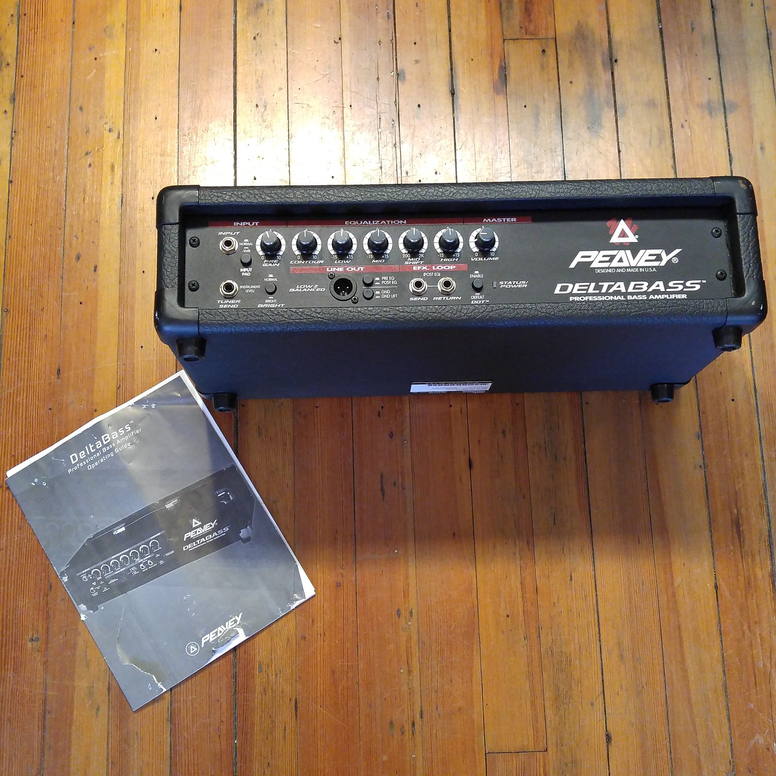 Peavey Deltabass 160-Watt Professional Bass Amplifier Head | Reverb