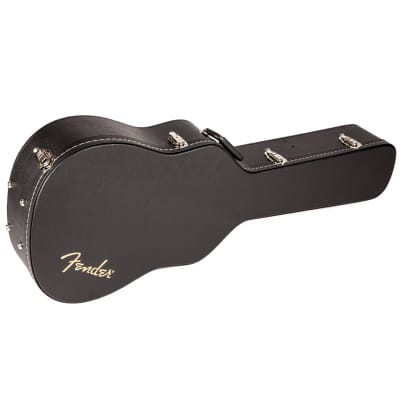 Fender Dreadnought Acoustic Guitar Hard Case, Black image 4