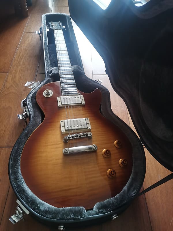 Epiphone Les Paul Standard Plus Top Pro DEMO VIDEO limited edition with new hard case image 1