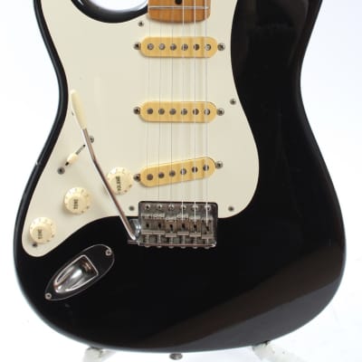 1994 Fender Stratocaster '57 Reissue Lefty Custom Shop Pickups black image 2