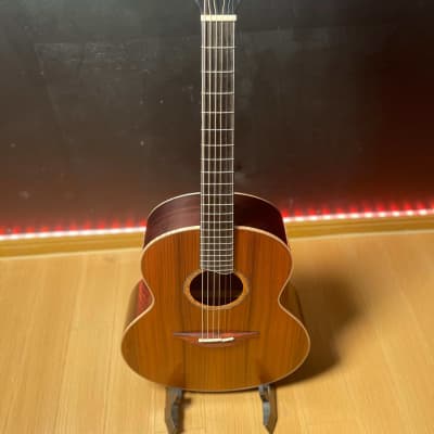 Hsienmo F shape Sinker Redwood solid top + Solid wild Indian rosewood with hardcase (SOLD) image 4