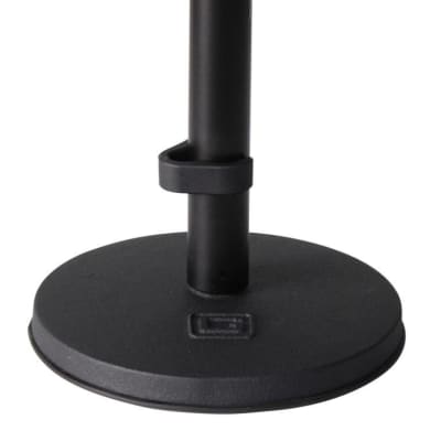 Gator GFW-MIC-0600 Desktop Microphone Stand with Weighted Round Base image 1