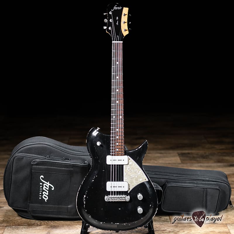 Fano RB6 Oltre Lollar P-90 Guitar w/ Gigbag – Bull Black | Reverb  Deutschland