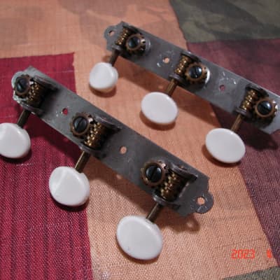 Vintage 1940's Waverly 3x3 Plate Acoustic Guitar Tuners Martin Gretsch Guild... image 1