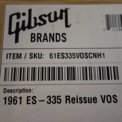 Gibson 1961 ES-335 Reissue VOS 60s Cherry image 13
