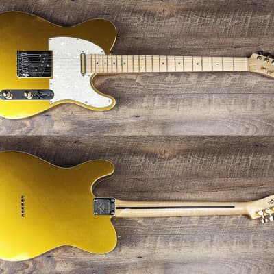 MyDream  Partcaster  Custom Built - Gold and Silver Babicz image 2
