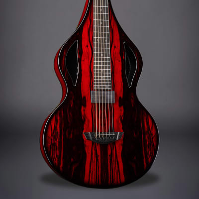 Emerald Solace | Weissenborn Style Carbon Fiber acoustic Lap Steel Guitar image 2