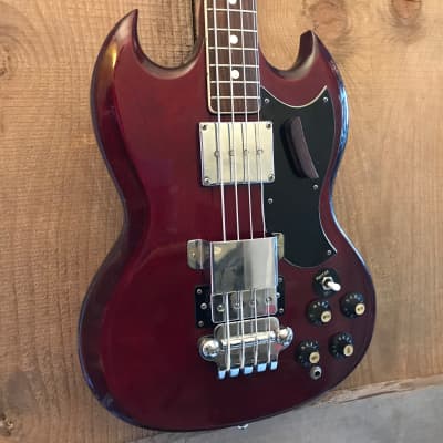 Japanese Gibson EB-3 SG Bass Guitar Copy Cherry MIJ c. 1970s