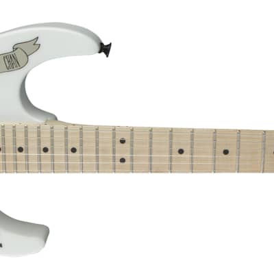 CHARVEL - Warren DeMartini USA Signature Frenchie  Maple Fingerboard  Snow White with Frenchie Graphic - 2865055876 image 3