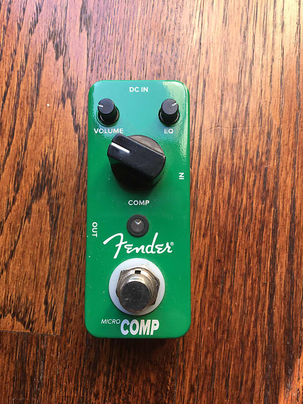 Fender Micro compressor 2016 Green | Reverb