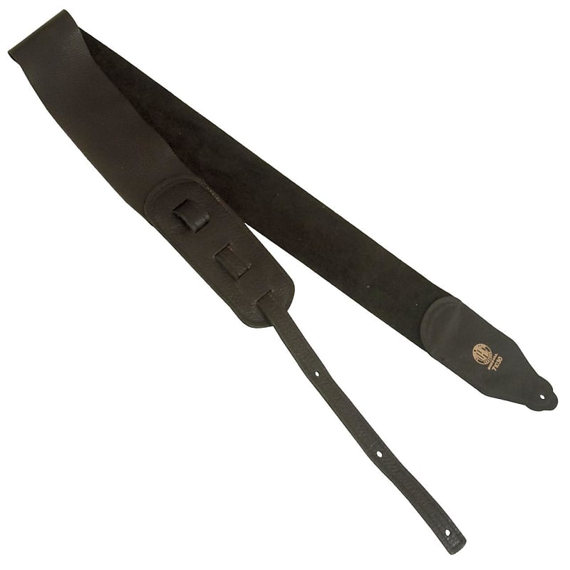 Premium Black Glove Nappa Long Bass Strap