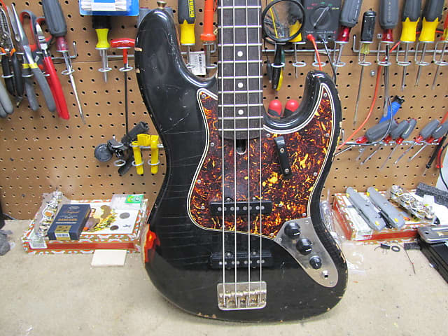 Bluesman Vintage Eldorado Jazz Bass with options - Black Relic Over Sunburst - Brand New! We are Authorized Dealers! image 1