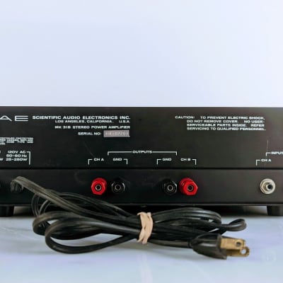 SAE Mark XXXIB MK 31B Power Amplifier Professionally Serviced image 5