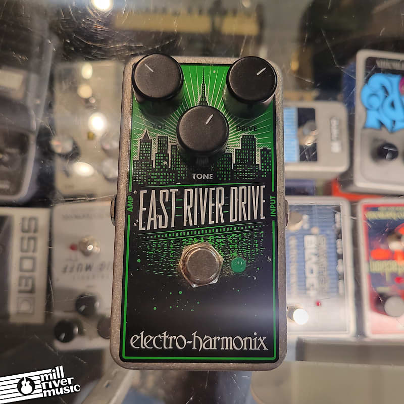 EHX East River Drive Overdrive Effects Pedal Used