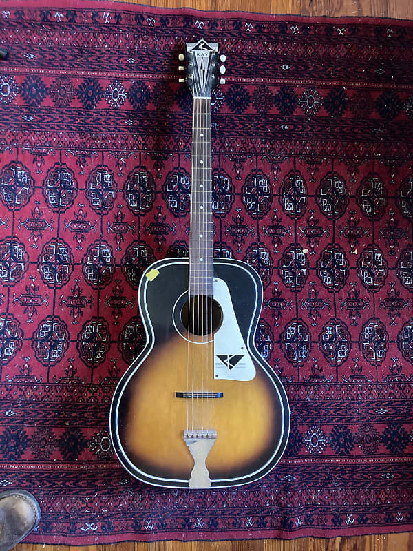 Vintage Kay Acoustic Guitar 1960s (Playable) Reverb