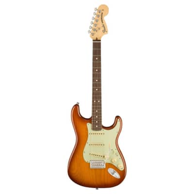 Fender American Performer 6-String Right-Handed Stratocaster Electric Guitar with Rosewood Fingerboard and Satin Urethane Neck Finish (Honey Burst) image 1