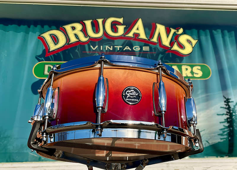 Gretsch 5.5x14 Renown Snare Drum Sunburst Reverb UK