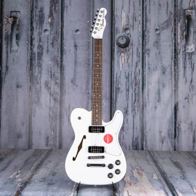Fender Jim Adkins JA-90 Telecaster Thinline Semi-Hollowbody, White *Demo Model* image 4