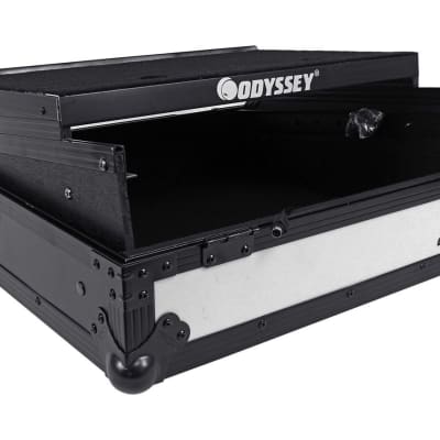 Odyssey FFXGS10BL Flight FX 10U Space 19" Mobile DJ Mixer Case w/ Laptop Shelf image 7