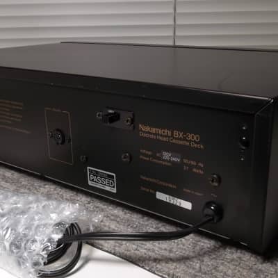 1986 Nakamichi BX-300 3-Head Cassette Deck Rare 120-240 Volts Low Hours Serviced 08-22 Excellent 329 image 5