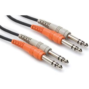 Hosa CSS203 CSS203 Dual 1/4" TRS Stereo Interconnect - 3 Meter