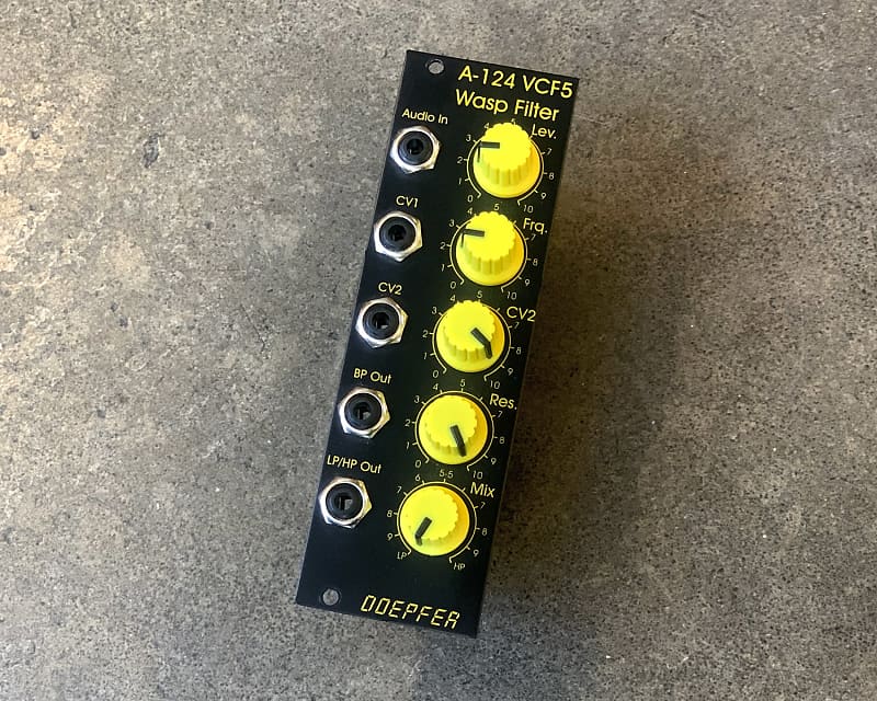 Doepfer A-124SE VCF5 Wasp Filter Special Edition Black/Yellow | Reverb