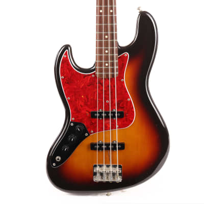 Fender MIJ '60s Jazz Bass 3-Tone Sunburst Used image 1