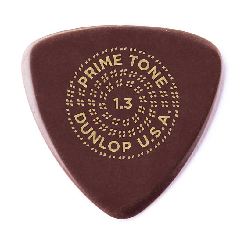 Dunlop 517R13 Primetone Small Tri Smooth 1.3mm Triangle Guitar Picks (12-Pack) image 1