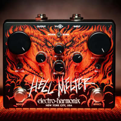 Electro Harmonix Hell Melter Distortion Pedal for sale