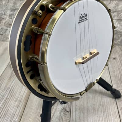 Alabama #ALB-60UB2 Limited Edition Banjo Ukulele w/ Antique Brass Hardware image 7