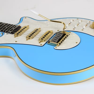 2019 Brian May Guitars BMG Red Special Baby Blue Limited Edition image 11