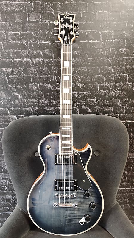SCHECTER E-Gitarre, Solo-II Custom, Trans Black Burst image 1