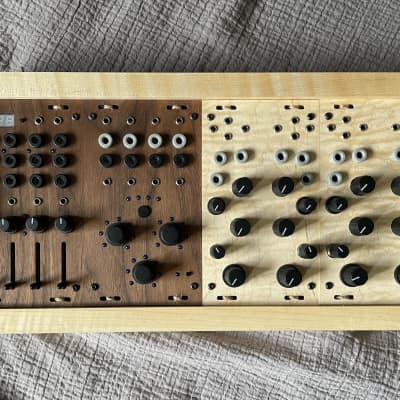Ellitone Osage 4 Voice Analog Modular Synthesizer System 2022 - Walnut/Maple Wood image 2