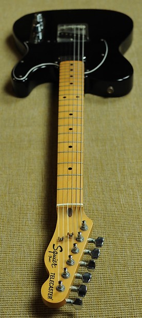 1983 Fender Japan Squier SQ Telecaster - Black | Reverb 1983 Fender Japan Squier SQ Telecaster - Black | Reverb