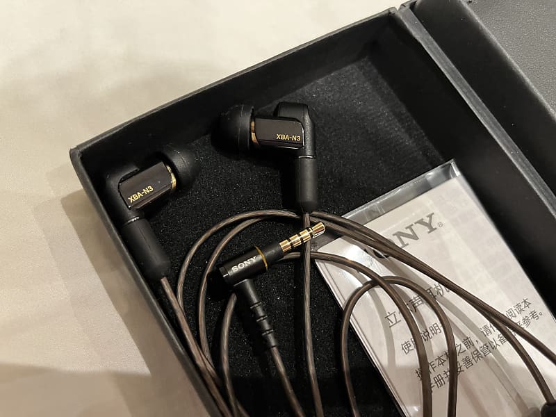 Sony XBA-N3AP High-Resolution earphones Black | Reverb