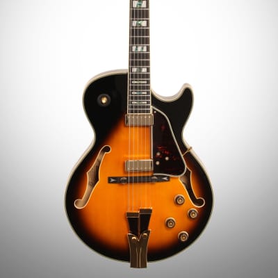 Ibanez GB10SE George Benson Electric Guitar (with Case), Brown Sunburst image 2