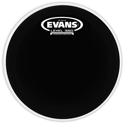 Evans TT10MXB MX Black Marching Tenor Drum Head - 10"