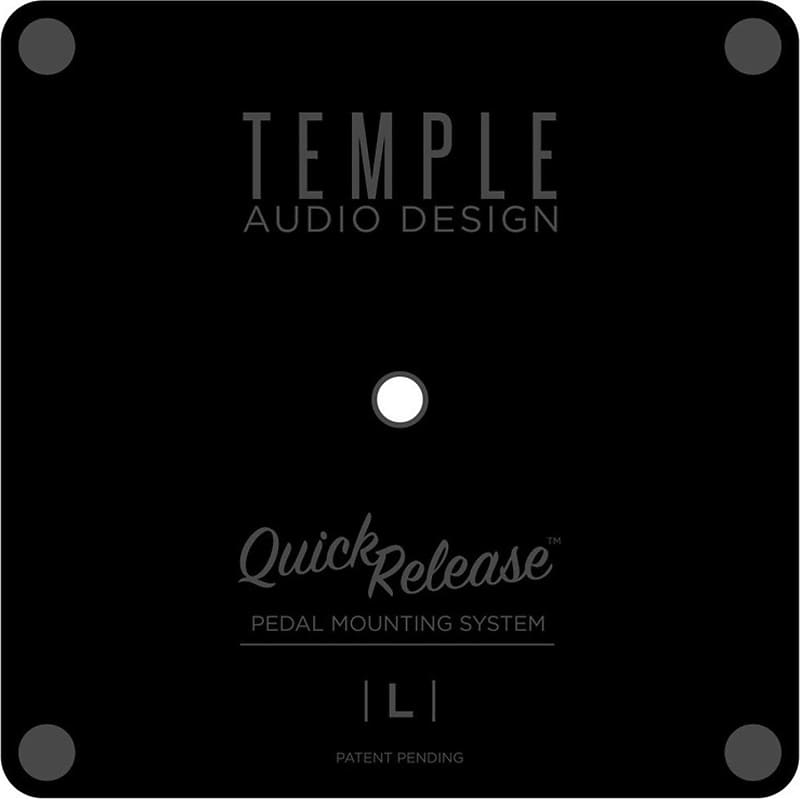 Temple Audio Design Quick Release Pedal Plate Black - Large image 1