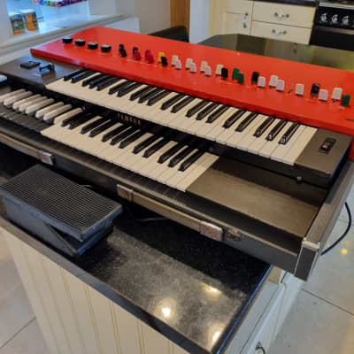 Yamaha YC-25D Combo Organ 1972 - Case +Mains Cable + Foot Pedal - Shipping Worldwide image 2