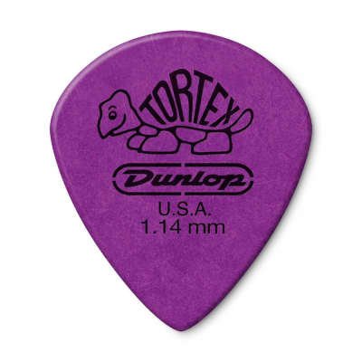 Dunlop 498R114 Tortex Jazz III XL 1.14mm Guitar Picks (72-Pack)