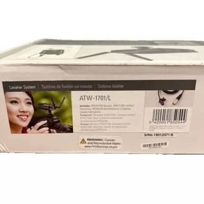 Audio-Technica ATW-1701/L System 10 Wireless Camera Mount Microphone System image 5
