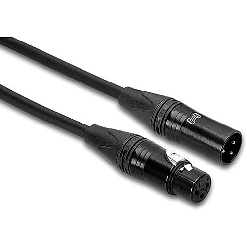 Hosa - CMK-015AU - Neutrik XLR3F to XLR3M Edge Microphone Cable -15 ft. image 1