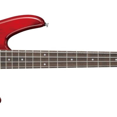 Ibanez GSR200 Electric Bass Guitar Right-Handed 4-String TR-Transparent Red image 2