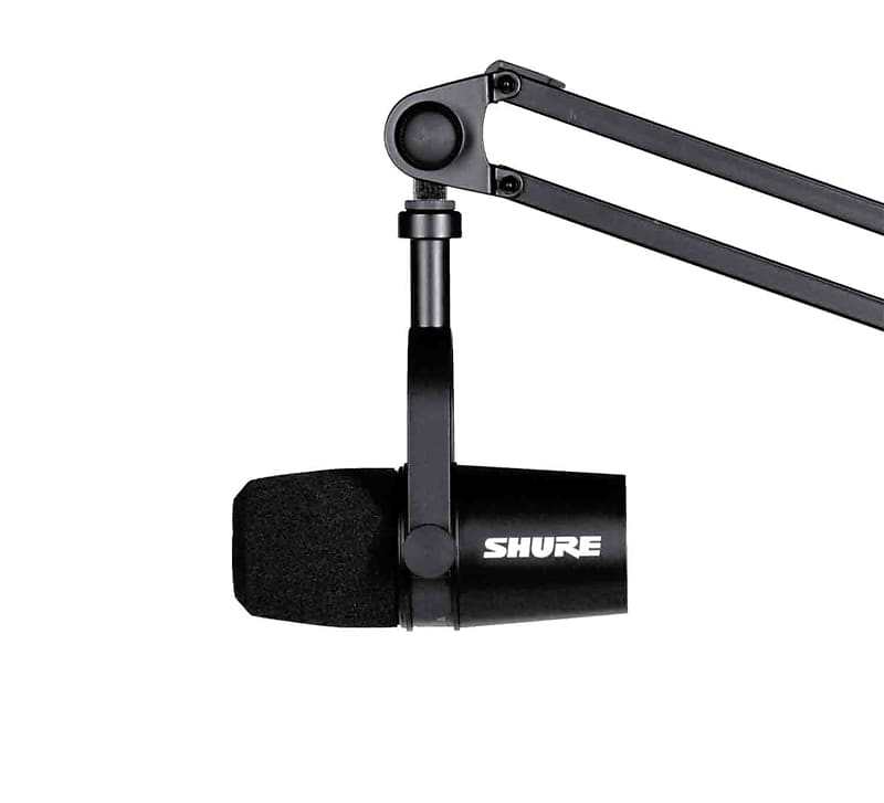 Shure SRH440A+MV7-K Black MV7 Podcast Microphone and SRH440A Studio  Headphones