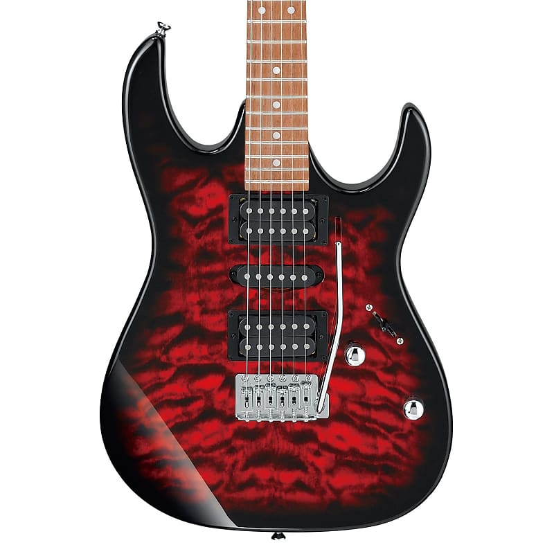 Ibanez Gio GRX70QA RX Electric Guitar Transparent Red Burst
