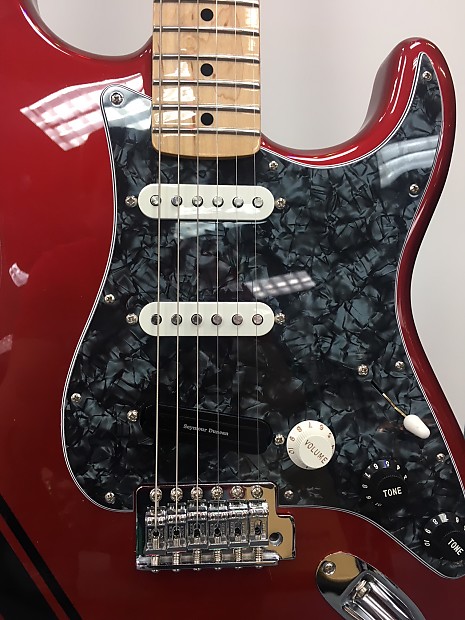 Fender Standard Strat Custom Candy Apple Red w/ Black