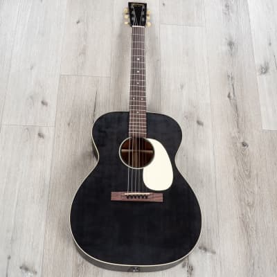 Martin 000-17E Acoustic Electric Guitar, Rosewood Fretboard, Black Smoke image 15