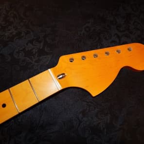 AMBER VINTAGE TINT CBS MAPLE NECK made to fit Warmoth fender