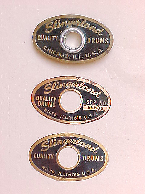 Vintage drum badges deals