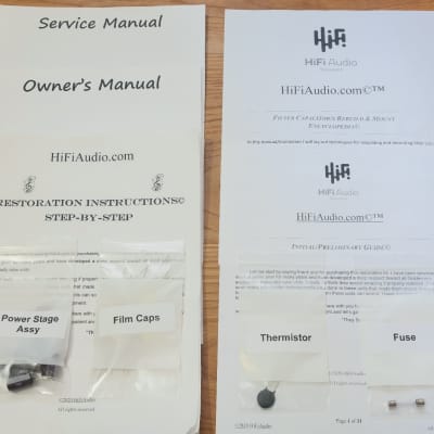 Heathkit AA-161 restoration kit filter capacitor repair rebuild fix for sale
